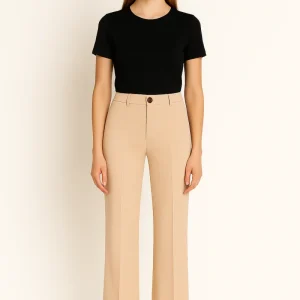 PANTALONE PALAZZO ELASTICO DIETRO