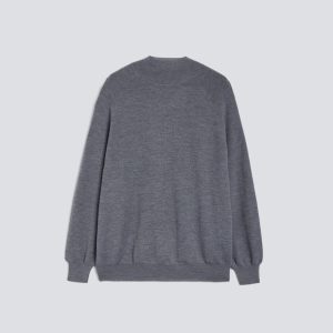 MAGLIA DOLCEVITA IN LANA MERINO - GRIGIO